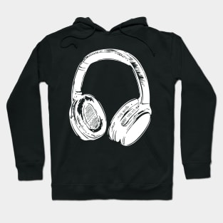 retro hip hop headphone Hoodie